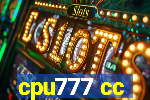 cpu777 cc